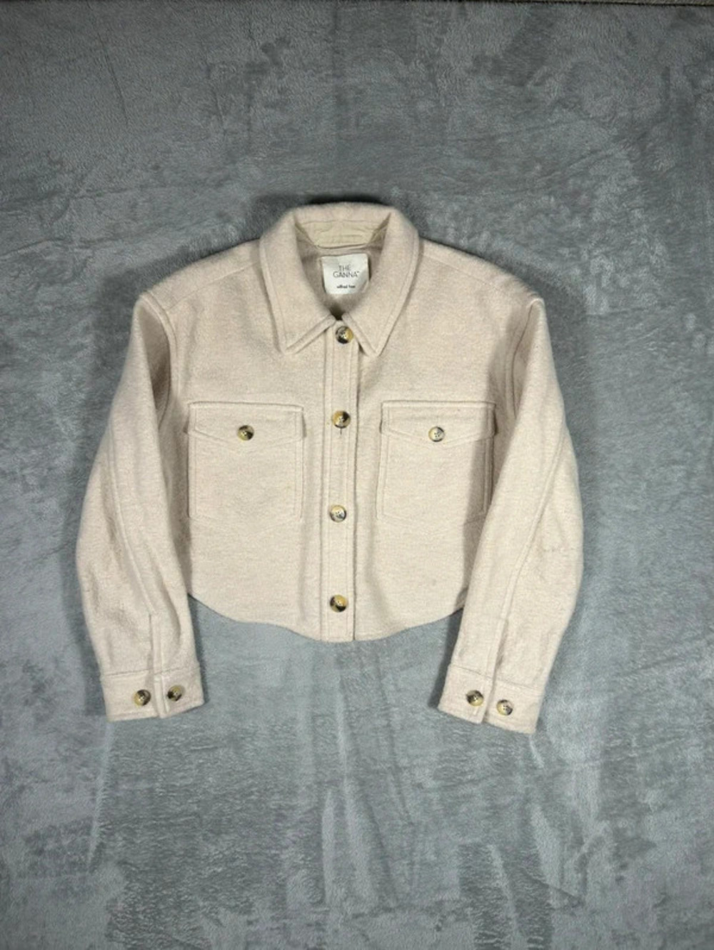 the ganna by wilfred aritzia merino wool shacket size M